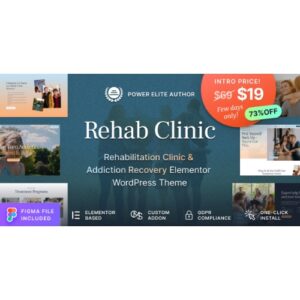 Rehab Clinic Addiction Recovery Center WordPress Theme