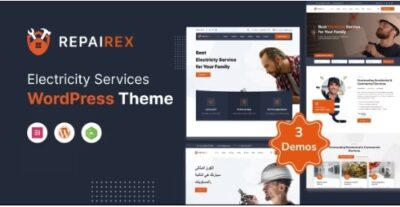 Repairex Electricity Services WordPress Theme