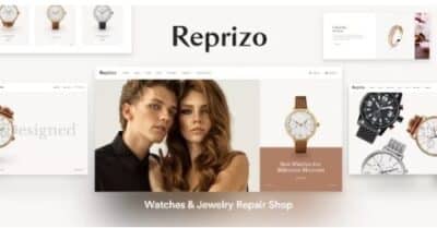Reprizo Jewelry & Watch Shop WordPress Theme