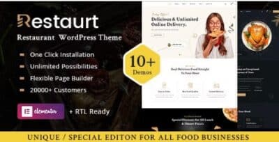 Restaurt Restaurant WordPress Theme