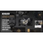 Revolver - Tattoo Studio and Barbershop Theme