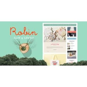 Robin Cute & Colorful WordPress Blog Theme