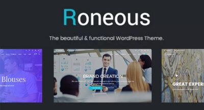 Roneous – Creative Multi Purpose WordPress Theme