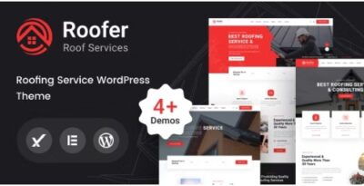 Roofer Roofing Services WordPress Theme + RTL