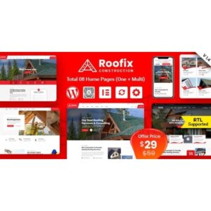 Roofix Roofing Services WordPress Theme