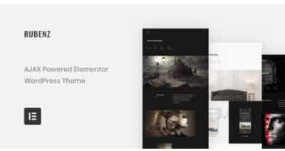 Rubenz – Creative Portfolio AJAX WordPress Theme