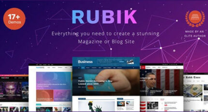 Rubik – A Perfect Theme for Blog Magazine Website