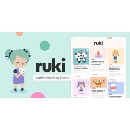Ruki - A Captivating Personal Blog Theme