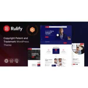Rulify Intellectual Property Consultancy Law Firm WordPress Theme