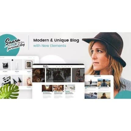 Saara - Minimal Blog WordPress