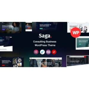 Saga Business Consulting WordPress Theme