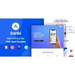 Sanbi - App Landing Page WordPress Theme