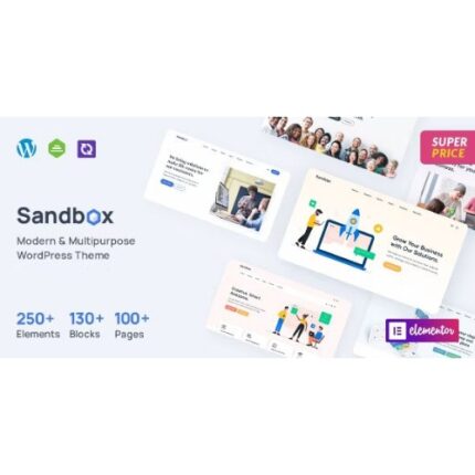 Sandbox - Modern & Multipurpose WordPress Theme