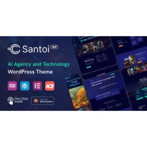 Santoi AI Agency and Technology WordPress Theme