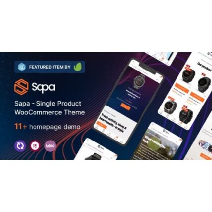 Sapa - Product Landing Page WooCommerce Theme