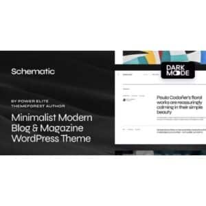 Schematic Minimalist Blog & Magazine WordPress Theme