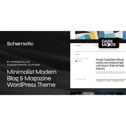 Schematic - Minimalist Blog & Magazine WordPress Theme