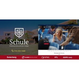 Schule School & Education WordPress Theme with LMS