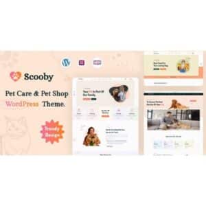 Scooby Pet Care and Pet Shop WordPress Theme