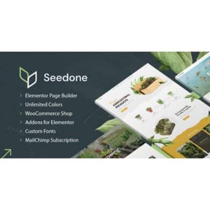 SeedOne - Agriculture WordPress theme