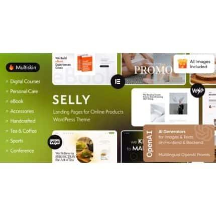 Selly - Marketing Landing Page WordPress Theme