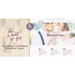 SheSaidYes - Engagement & Wedding WordPress Theme