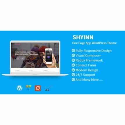 Shyinn - One Page App WordPress Theme