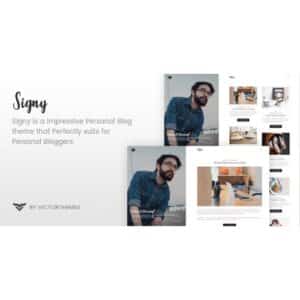 Signy A Personal Blog WordPress Theme