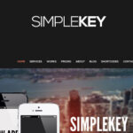 SimpleKey – One Page Portfolio WordPress Theme