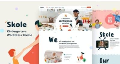 Skole Children Kindergarten WordPress Theme