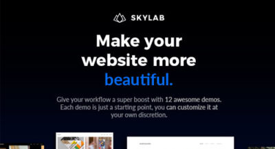 Skylab – Portfolio / Photography WordPress Theme