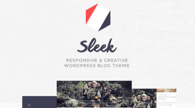 Sleek | Responsive & Creative WordPress Blog Theme