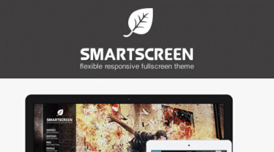 SmartScreen fullscreen responsive WordPress theme
