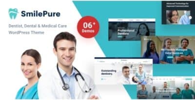 SmilePure Dental & Medical Care WordPress Theme