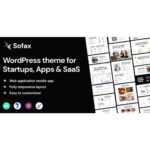 Sofax - Software & Startup WordPress Theme
