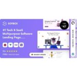 Sofbox v5.0 - Tech & SaaS Multipurpose Software Landing Page