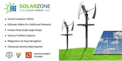 Solar Energy Wind & Power Company WordPress Theme
