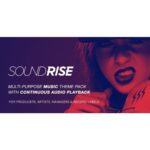 SoundRise - Artists, Producers and Record Labels WordPress Theme
