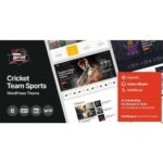 Spin - Cricket Team Sports WordPress Theme + AI
