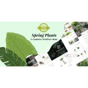 Spring Plants Gardening & Houseplants WordPress Theme