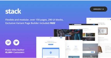 Stack – Multi-Purpose WordPress Theme with Variant Page Builder & Visual Composer