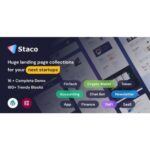 Staco - SaaS Startup Business WordPress Theme