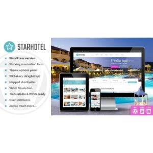 Starhotel Hotel WordPress Theme