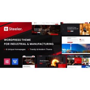 Steeler Industrial & Manufacturing WordPress Theme