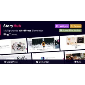 StoryHub Multipurpose WordPress Elementor Blog Theme