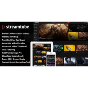StreamTube Video Streaming WordPress Theme