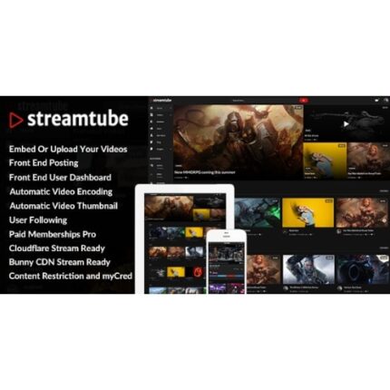 StreamTube - Video Streaming WordPress Theme