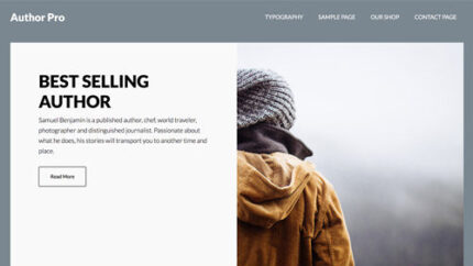 StudioPress Author Pro Genesis WordPress Theme