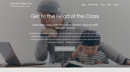 StudioPress Course Maker Pro Genesis WordPress Theme