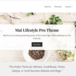 StudioPress Mai Lifestyle Pro Genesis WordPress Theme